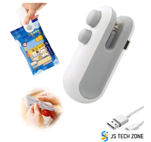 2-in-1 Mini Rechargeable Magnetic Sealer & Cutter